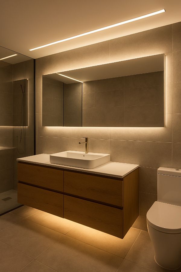Wall Mirror - Round Gold