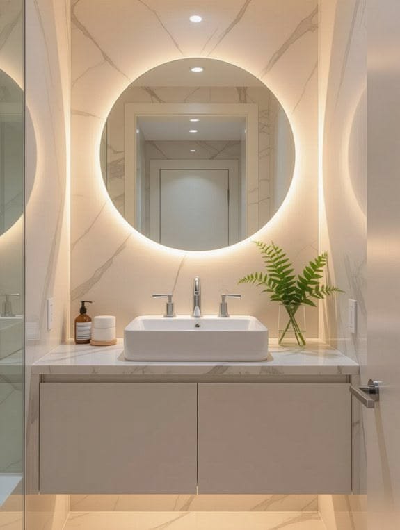 Double Vanity Mirror